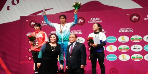 Navjot Kaur clinches India's first gold in Asian Wrestling Championships