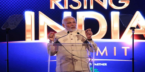 Rising India Summit organized by Network 18 held in New Delhi