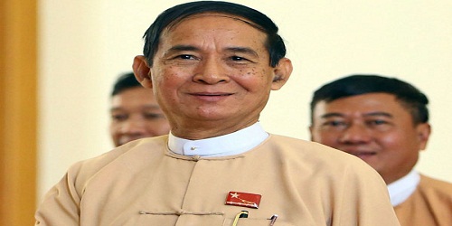 Win Myint elected as President of Myanmar