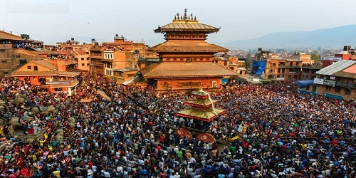 Bisket Jatra being celebrated in Nepal