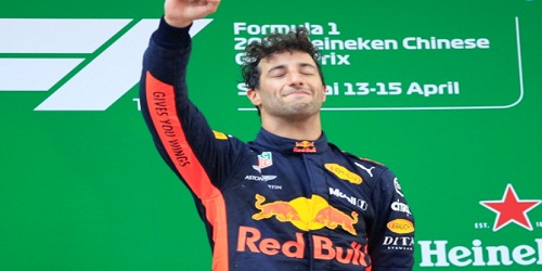 Red Bull's Daniel Ricciardo wins 2018 Chinese Grand Prix