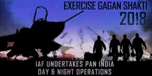 IAF to conduct Exercise Gaganshakti 2018 along Pakistan, China borders