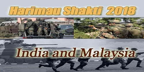 Exercise HARIMAU SHAKTI will be conducted in Malaysia from 30 April 18 to 13 May 18