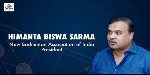 Himanta Biswa Sarma elected as President of Badminton Association of India (BAI)