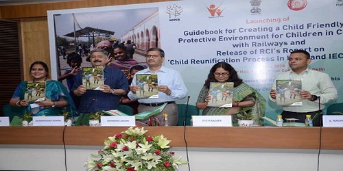 Shri Ashwini Lohani launches “Guidebook for Creating a Child Friendly and Protective Environment for Children in Contact with Railways’