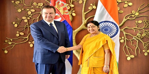 Visit of First Deputy Prime Minister & Minister of Foreign Affairs of Serbia to India