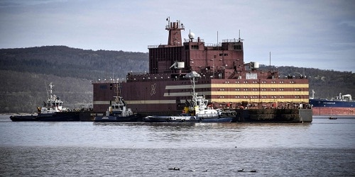 Russia unveils world's first floating nuclear power station