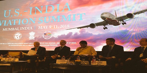 Suresh Prabhu inaugurates 6th US-India Aviation Summit in Mumbai