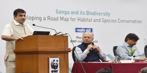 Workshop on “Ganga and its Biodiversity: Developing a road map for habitat and Species Conservation” inaugurated by Nitin Gadkari