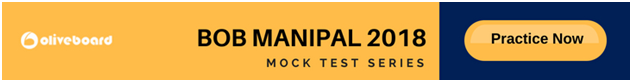 BOB Manipal 2018 Mock Test Series OB