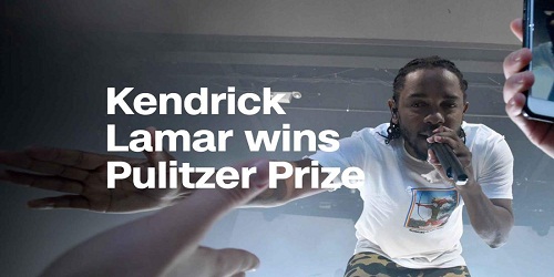 Kendrick Lamar receives Pulitzer Prize