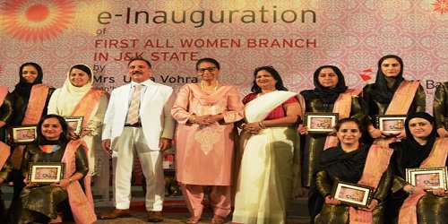 All-Women J&K Bank branch inaugurated by First Lady Usha Vohra