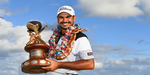 Gaganjeet Bhullar wins his first European Tour title at Fiji International (Golf)