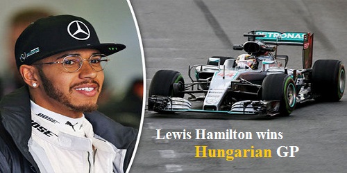 Lewis Hamilton wins 6th Hungarian Formula 1 Grand Prix