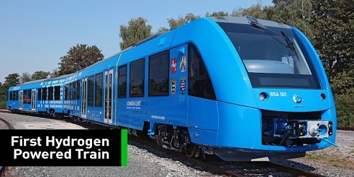 Germany launches world's first hydrogen-powered train