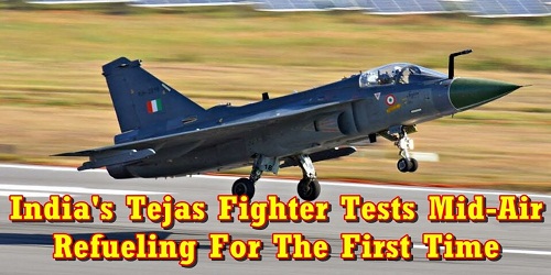 Indian Air Force successfully carried first-ever mid-air refuelling of LCA Tejas MK I