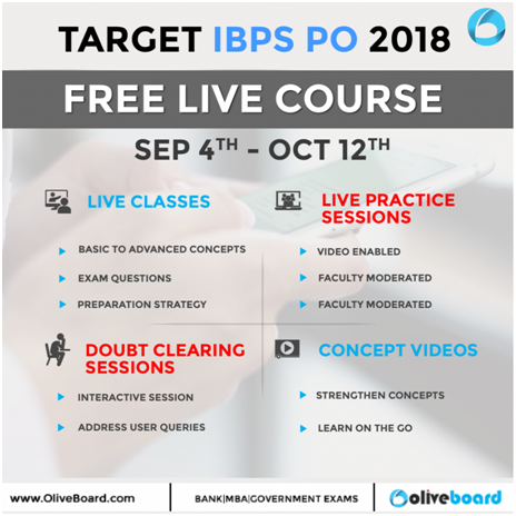 Target IBPS PO 2018 Free Live Course