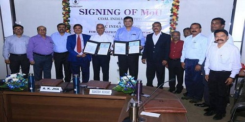 Coal India signs MoU with NLC for 5000 MW power generation through joint venture company