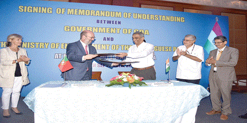 Goa, Portugal signed MoU for water, sewage management for 2 years