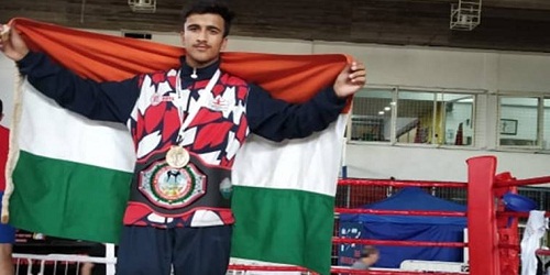Aabid Hamid wins gold for India at World Kick Boxing Championship in Argentina