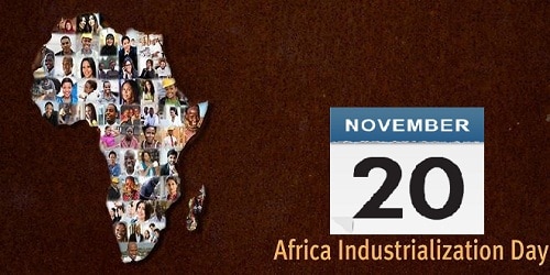 Africa Industrialization Day (AID) celebrated on Novmeber 20