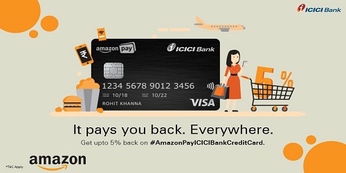 ICICI Bank launched co-branded credit card with Amazon pay