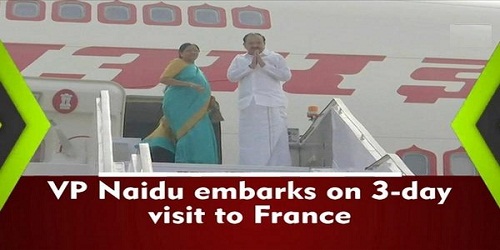 Overview of 3-day visit of Vice President of India to France