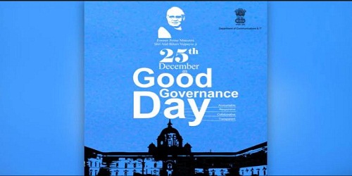 Good Governance Day on 25th December,2018