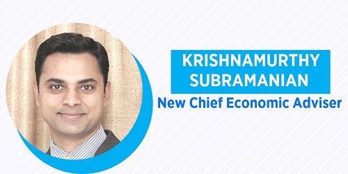 Krishnamurthy Subramanian as new Chief Economic Advisor