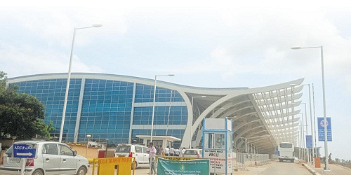 Dabolim International Airport in Goa.  
