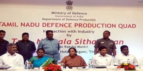 Nirmala Sitharaman launched Tamil Nadu defence industrial Corridor