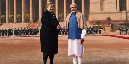 Norwegian PM H.E.Ms.Erna Solberg three day Visit to India
