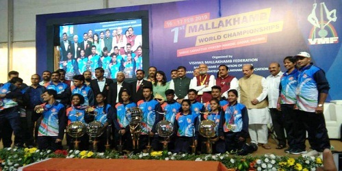 India Win Team Event At Mallakhamb World Championship in Mumbai
