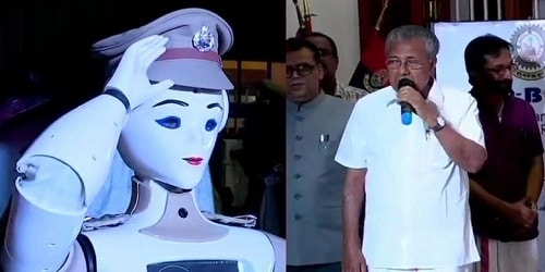 Pinarayi Vijayan inaugurated first humanoid police robot in India