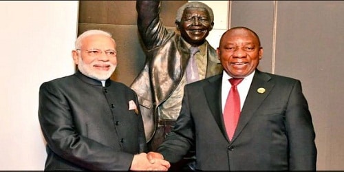 South African President Cyril Ramaphosa's 2 day visit to IndiaSouth African President Cyril Ramaphosa's 2 day visit to India