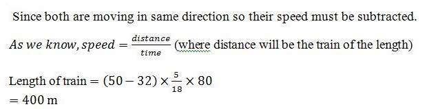 Time and Distance Q8