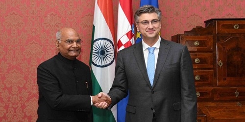 President Ram Nath Kovind Visit to Croatia