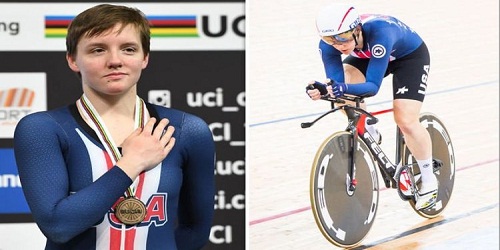 U.S. Olympic cycling medallist Kelly Catlin