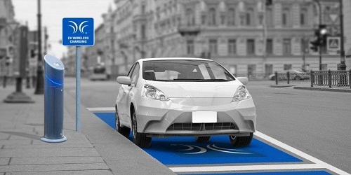 Wireless Electric Car Charging Stations