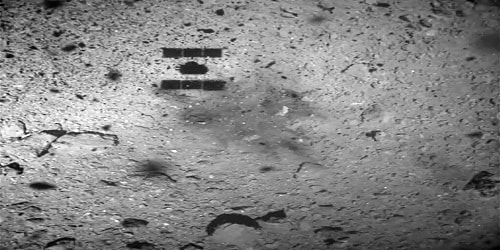 Japan creates world's 1st artificial crater on asteroid