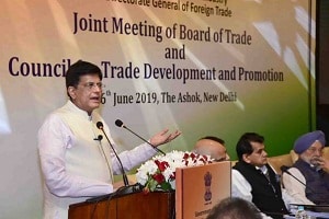 Piyush Goyal addressed meeting of Board of Trade & Council