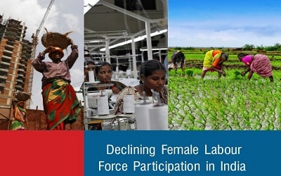 female labour force declined in India