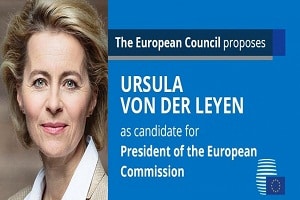 Germany's von der Leyen to lead EU Commission