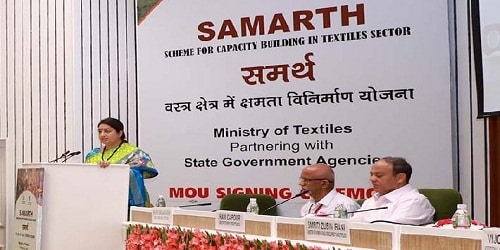 16 state governments and the textile ministry signs MoU