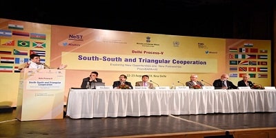 International dialogue on South-South and Triangular Cooperation addressed by Commerce & Industry Minister