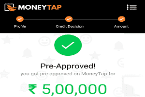 'MoneyTap' provides lifetime credit of up to ₹5 lakh Instantly