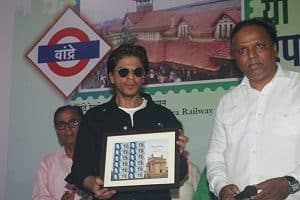 Shah Rukh Khan launches heritage postal stamp of Bandra station
