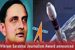Vikram Sarabhai Journalism Award in Space science