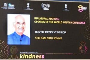 World Youth Conference on Kindness inaugurated by Indian President