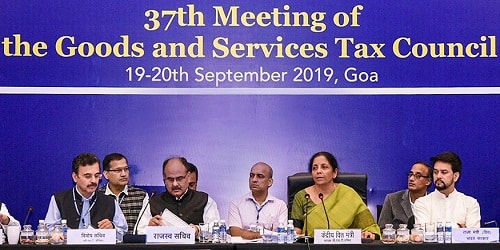 37th GST Council meeting for 2019 held in Panaji, Goa